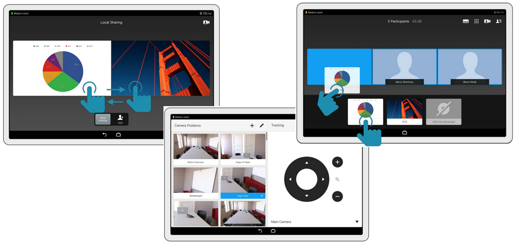 Touch 10 UI - Cisco Telepresence