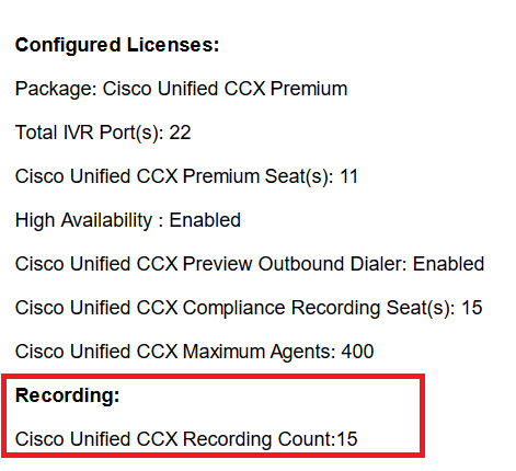 Cisco Call Recording